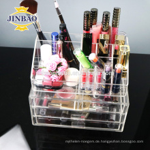 Jinbao Acryl Kosmetik Regal Display Design Herstellung Schaufenster 3mm